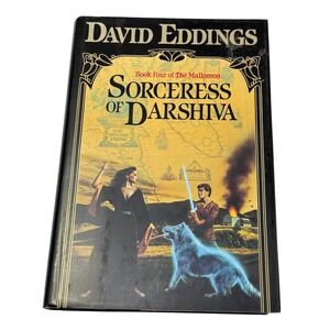 Sorceress of Darshiva HC Book David Eddings 1989 First Edition Malloreon Fantasy